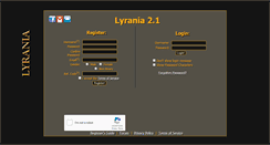 Desktop Screenshot of lyrania.co.uk