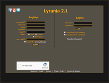 Tablet Screenshot of lyrania.co.uk